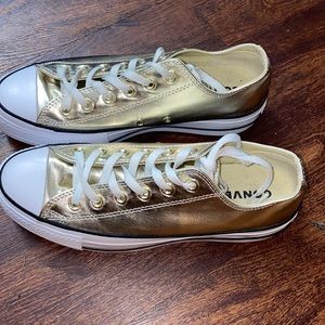 CONVERSE CTAS LIFT OX GOLD/BLACK/WHITE PLATFORM